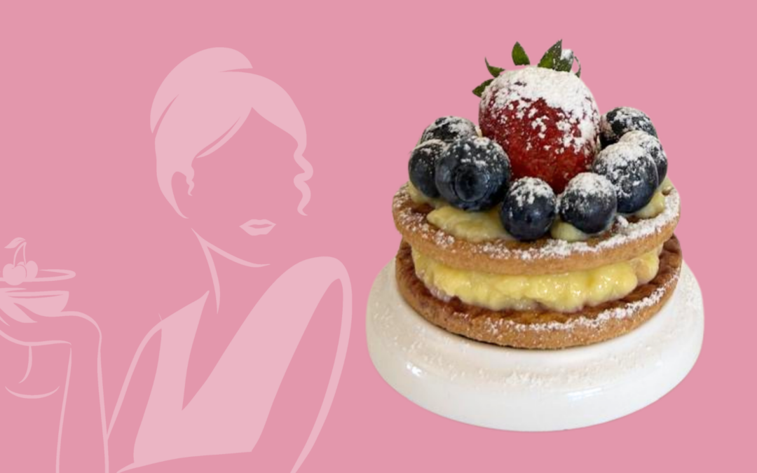 Delizia all’amarena con crema al limone
