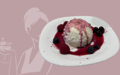 Gelato al tartufo con amarena