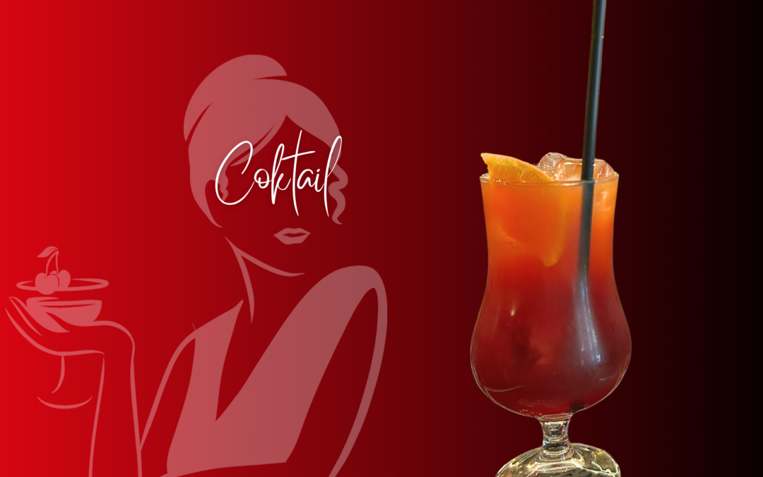 Lucania Sunset cocktail amarena
